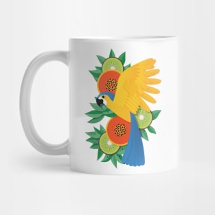 Tropical parrot Mug